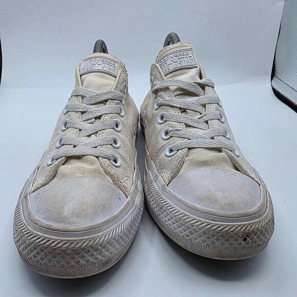Converse All Star Womens Size 8 White Low Top Casual Sneakers Shoes Walking - Picture 2 of 13